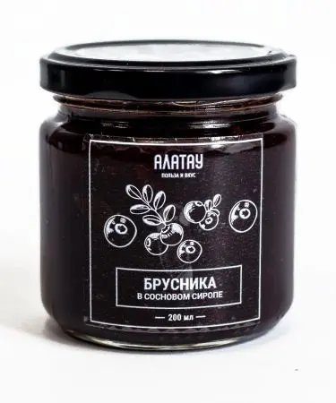 Брусника в сосновом сиропе, 200 мл Брусника в сосновом сиропе, 200 мл