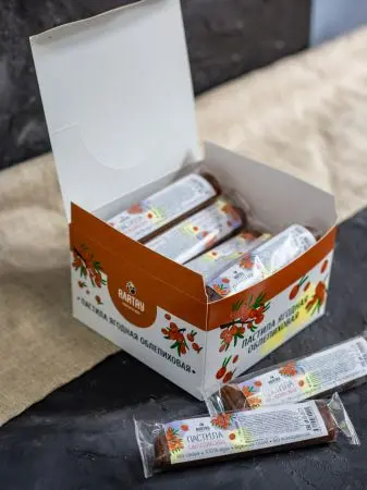 Пастила без сахара ягодная облепиховая 900 г