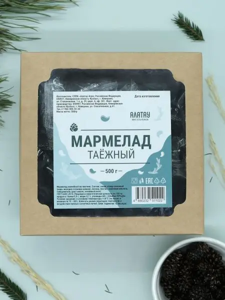 Мармелад сосновый "Таежный", 500 г