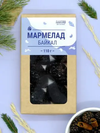 Мармелад "Байкал" в крафтовой коробке, 110г Мармелад "Байкал" в крафтовой коробке, 110г