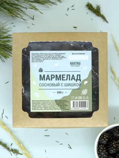 Мармелад с сосновой шишкой, 500 г