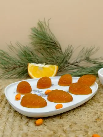 Мармелад ягодный Апельсинка в крафтовой коробке, 110г