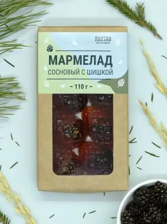 Мармелад с сосновой шишкой, 110 г Мармелад с сосновой шишкой, 110 г