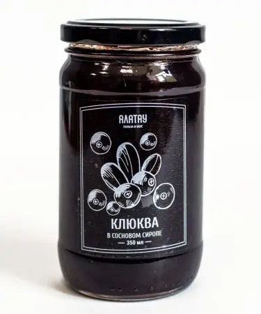 Клюква в сосновом сиропе, 350 мл Клюква в сосновом сиропе, 350 мл