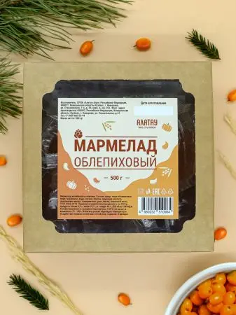 Мармелад ягодный Облепиховый, 500 гр Мармелад ягодный Облепиховый, 500 гр