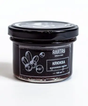 Клюква в сосновом сиропе, 100 мл Клюква в сосновом сиропе, 100 мл