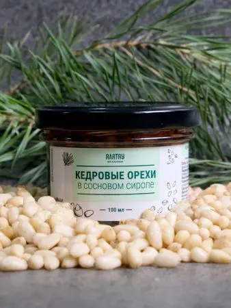 Кедровый орех в Сосновом сиропе, 100 мл Кедровый орех в Сосновом сиропе, 100 мл
