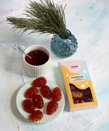 Мармелад Сосновый с кедровым орехом, 110 г