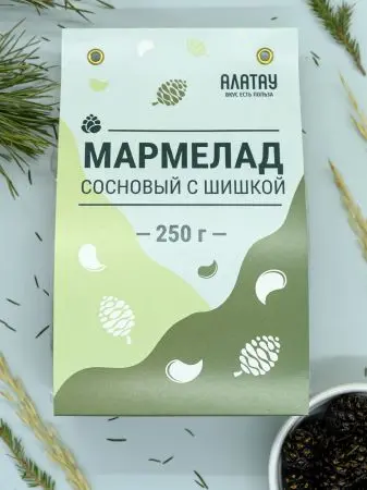 Мармелад с сосновой шишкой, 250 гр Мармелад с сосновой шишкой, 250 гр